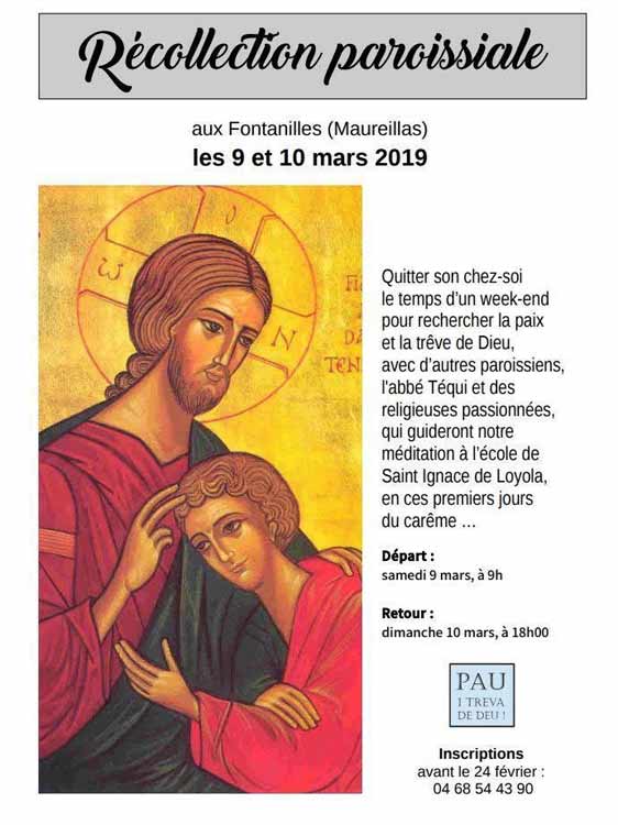 Retaite ignacienne en paroisse prêchée par les Soeurs CPCR