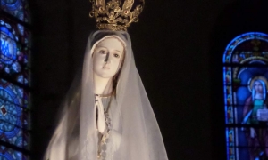 Notre Dame de Fatima dans la chapelle de notre Communauté de Bieuzy.